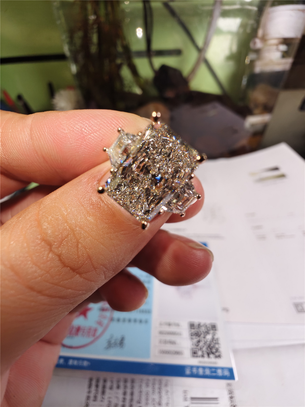 Body Jewelry Vch - 14K 골드 실험실 재배 다이아몬드 CVD