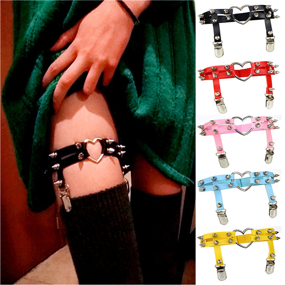 Body Jewelry For Sale - 1Pcs 여성 펑크 고스 하트 PU
