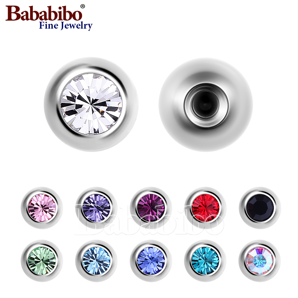 Body Jewelry Dermal - 10pc 티타늄 교체 예비 14g 16g