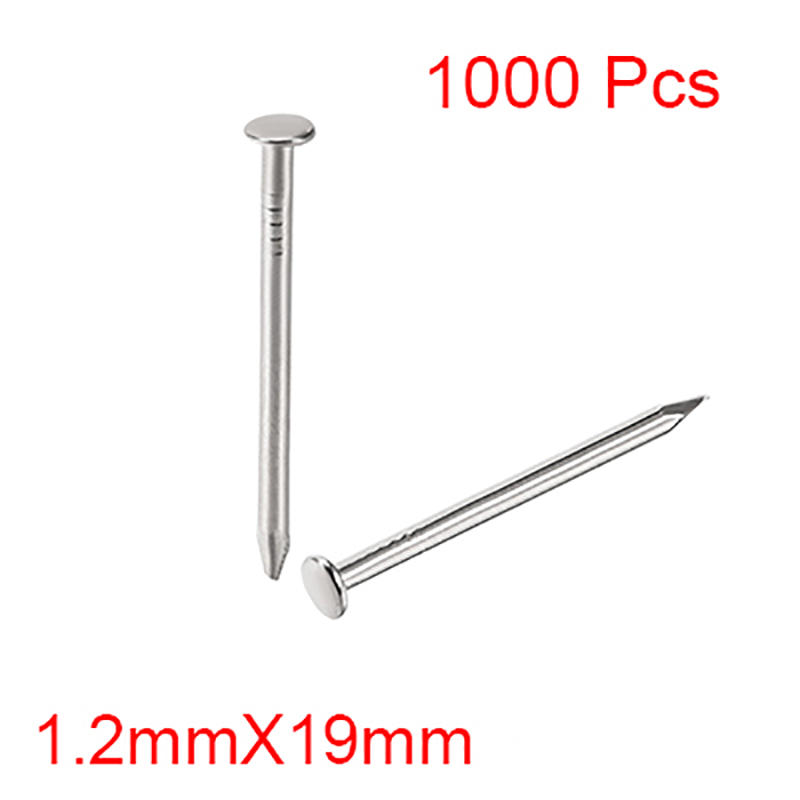 Body Jewelry Display Case - 1000pcs 1.2x19mm 작은 손톱 강철 작은