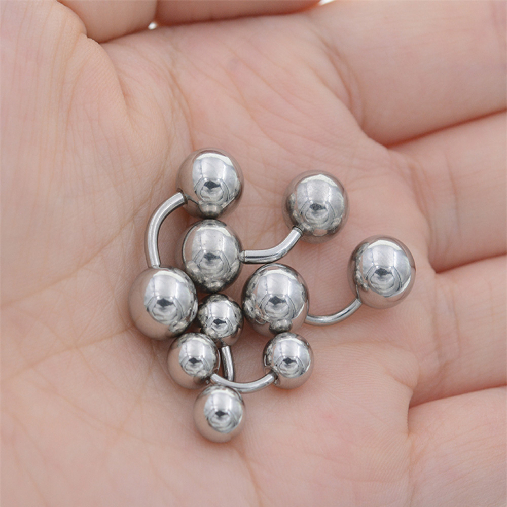 PA 젖꼭지 질 링 배꼽 바 짧은 바 스트레이트 롤 곡 - Nipple Bar Curved 리뷰 및 가격