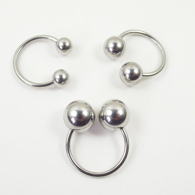 빅 볼 스테인레스 스틸 바벨 말굽 반지 눈썹 바나나 곡 - Nipple Bar Curved 리뷰 및 가격