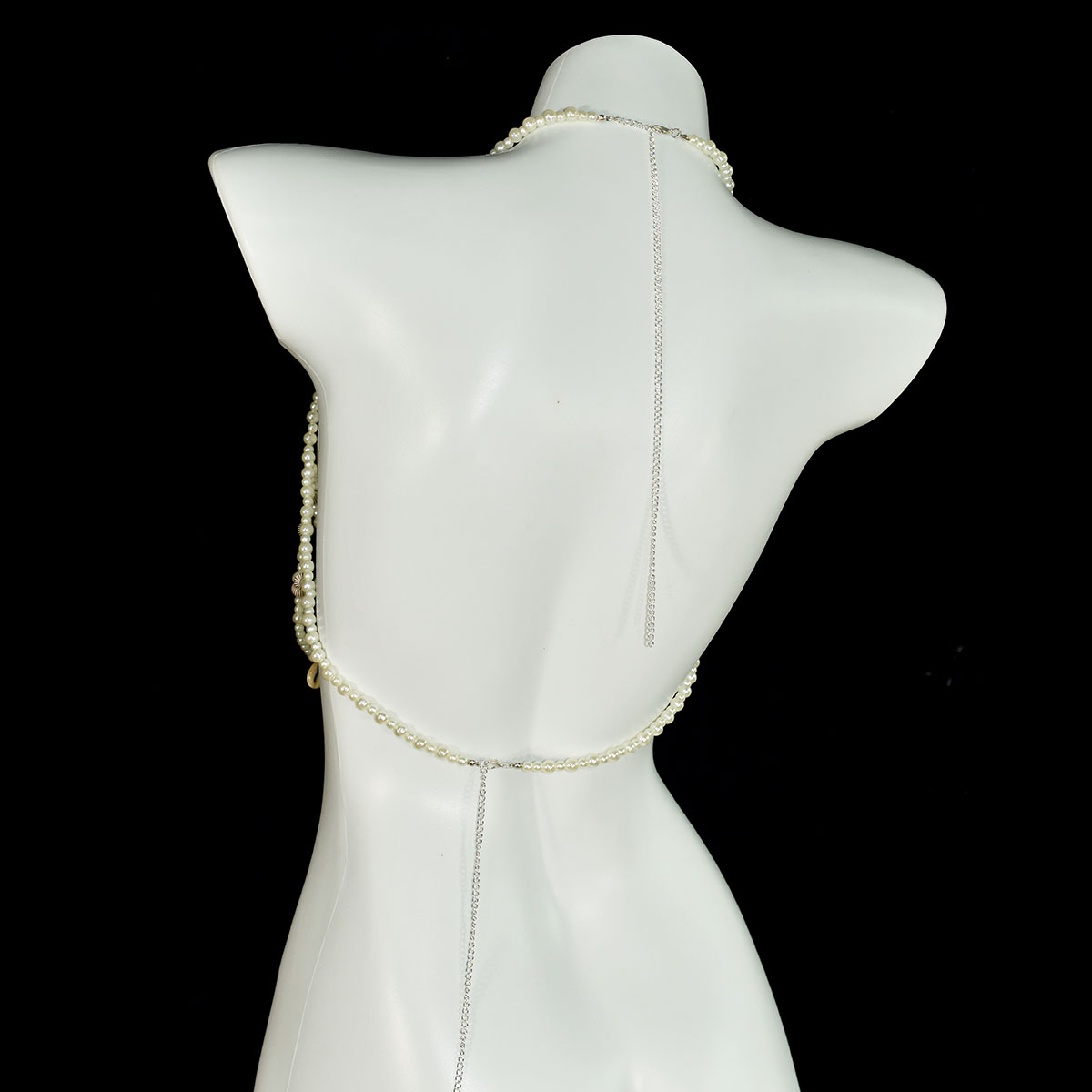 패션 모조 진주 브라 허리 스커트 수트 소라 불가사리  - Body Jewelry Bra 리뷰 및 가격