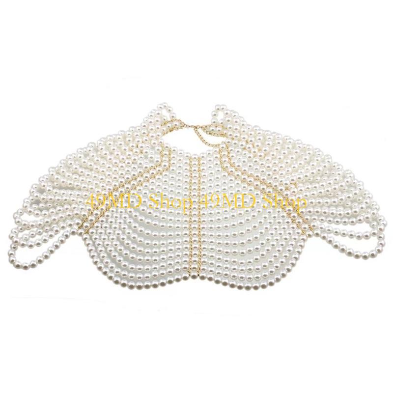 49MD 우아한 여성 목도리 멀티 레이어 파란색 가슴  - Body Jewelry Chain 리뷰 및 가격