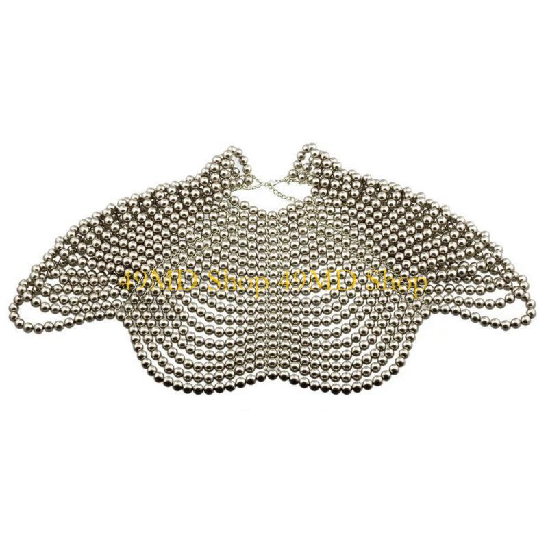 49MD 우아한 여성 목도리 멀티 레이어 파란색 가슴  - Body Jewelry Chain 리뷰 및 가격