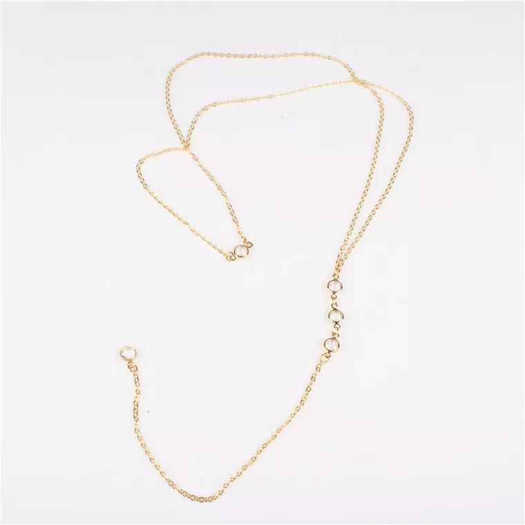 새로운 라인스톤 섹시 여성 백 체인 목걸이 비키니 비치 - Body Jewelry Chain 리뷰 및 가격