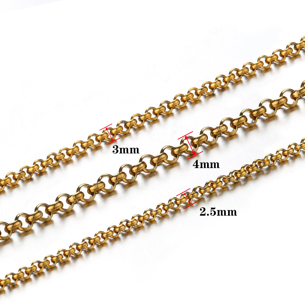1미터 2-4mm 스테인리스 스틸 O형 소형 원형 체인 - Body Jewelry Chain 리뷰 및 가격