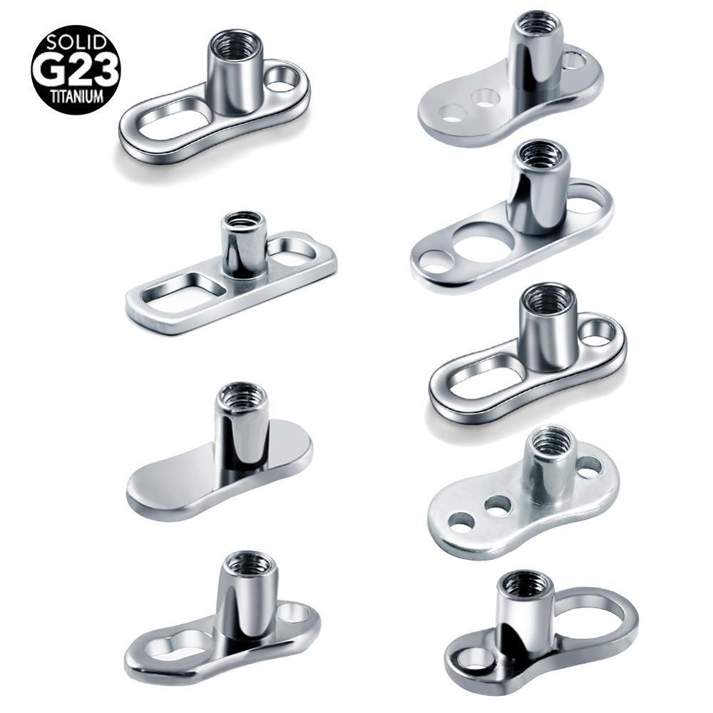 10 개/몫 G23 티타늄 마이크로 피부 피어싱 세트  - Body Jewelry Dermal 리뷰 및 가격