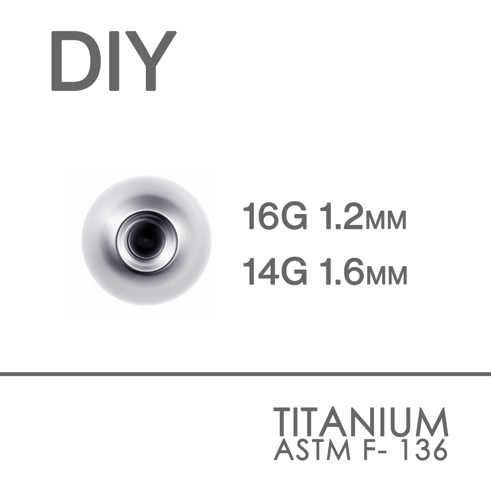 10pc 티타늄 교체 예비 14g 16g 1.6mm 1 - Body Jewelry Dermal 리뷰 및 가격