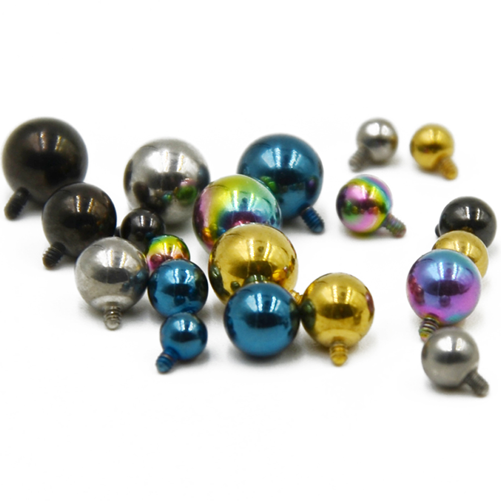 1pcs 외과 강철 마이크로 피부 피어싱 볼 마이크로  - Body Jewelry Dermal 리뷰 및 가격