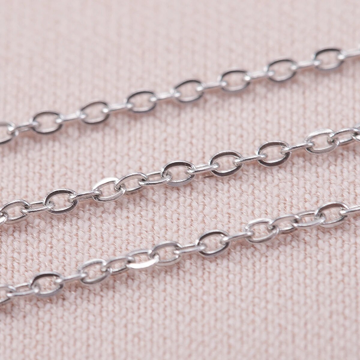 10 미터 스테인레스 스틸 O 모양 얇은 체인 DIY  - Body Jewelry Chain 리뷰 및 가격