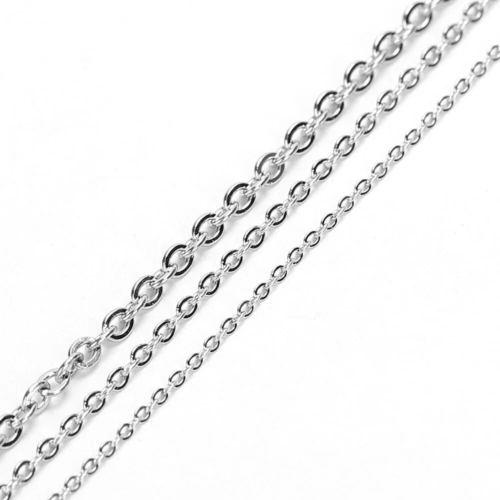 10 미터 스테인레스 스틸 O 모양 얇은 체인 DIY  - Body Jewelry Chain 리뷰 및 가격