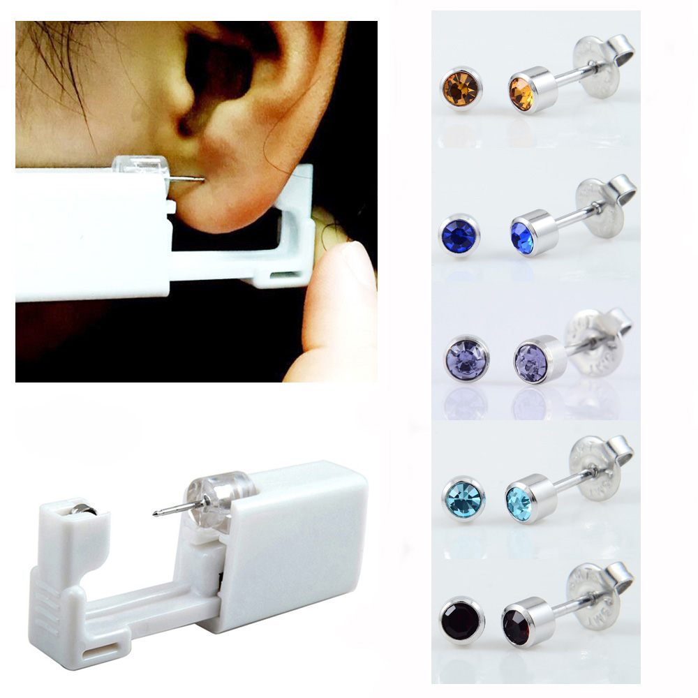 24 개/상자 통증 없음 귀 피어싱 키트 일회용 안전  - Body Jewelry Jewelry Box 리뷰 및 가격