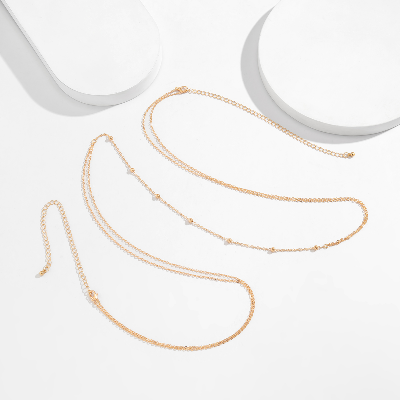 심플한 크로스 체스트 브레스트 벨리 바디 체인 목걸이  - Body Jewelry Bra 리뷰 및 가격