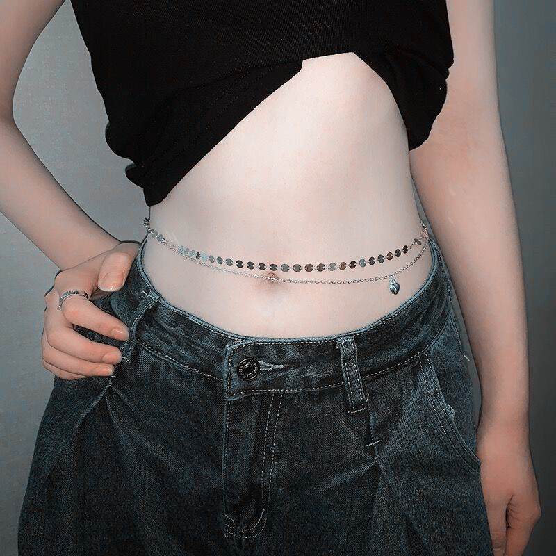심플한 더블 레이어 비즈 체인, 여성용 허리 밸리 체인 - Body Jewelry Bulk 리뷰 및 가격